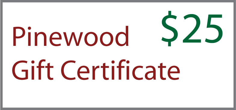 $ 25.00 Gift Certificate